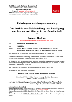 Entwurf KdV-Einladung