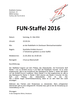 FUN-Staffel 2016 - Rodelbahn in Zwickau