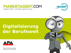 Digitalisierung der Berufswelt