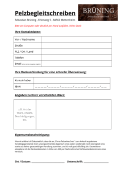 dieses Begleitschreiben