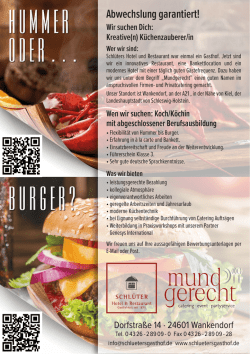 HUMMER oder&hellip; Burger?