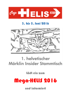 Mega-HELIS 2016 - Rainers Modellbahn