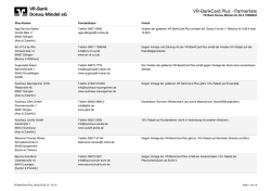 Unsere Partner im Überblick - VR
