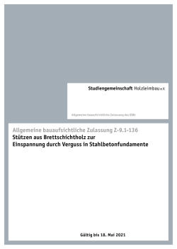 Allgemeine bauaufsichtliche Zulassung Z-9.1