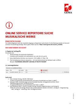 online service repertoire suche musikalische werke