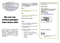 Geflüchtete und ihr religiöses Gepäck