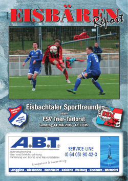 Ausgabe 8 - Sportfreunde Eisbachtal 1919 eV