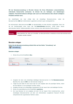 PDF - Benutzerverwaltung