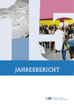JAHRESBERICHT - Kanton Z&uuml;rich