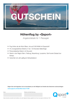 H&ouml;henflug by &laquo;Qsport