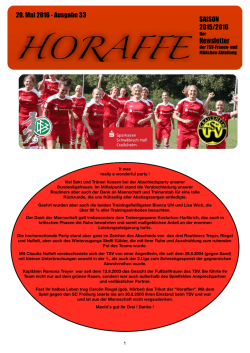 horaffe - TSV Crailsheim