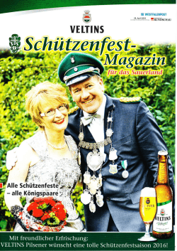 Schützenfestmagazin 2016 - Heimat-Schutz-Verein eV Berge