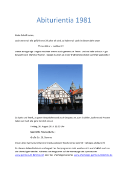 Einladung pdf - Ehemalige Gymnasium Damme