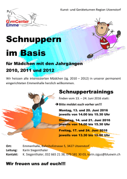 Schnuppern im Basis