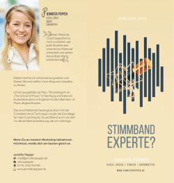 flyer für den workshop