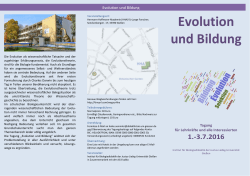 Evolution und Bildung - Justus-Liebig