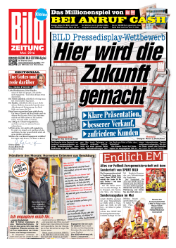 Kleine BILD Zeitung Mai 2016 - Cottbusser Presse Vertrieb OHG