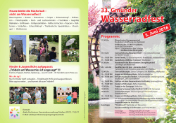 Programm Wasserradfest 2016