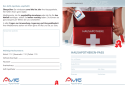 HAusApotHEkEN-pAss