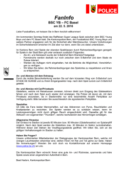 FanInfo - Kantonspolizei Bern