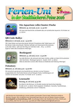 Ein Aquarium voller bunter Fische QR-Code-Rallye