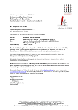 Einladung und Tagesordnung zum Donwload