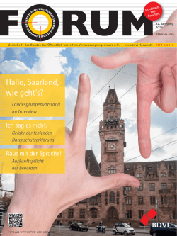 Hallo, Saarland, wie geht`s?