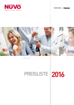 PREISLISTE 2016