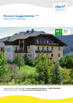 Pension Guggenbichler in Seeboden