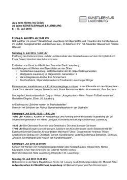 30_Jubiläum_KH Lauenburg_Programm