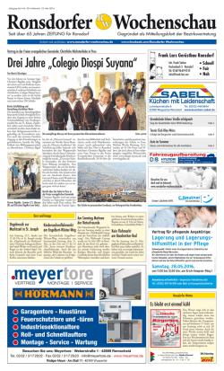 Drei Jahre &bdquo;Colegio Diospi Suyana&ldquo;