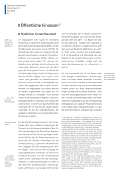&Ouml;ffentliche Finanzen - Deutsche Bundesbank