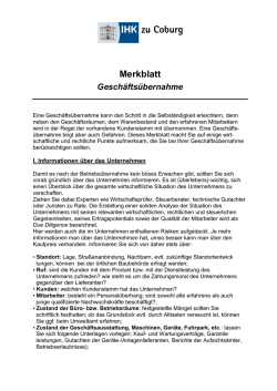 Merkblatt - IHK zu Coburg