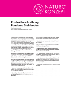 NATURO Produktbeschreibung Spachtelböden