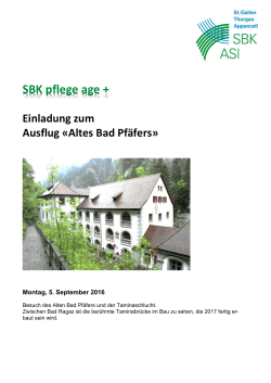 SBK pflege age + - SBK Sektion St.Gallen Thurgau Appenzell