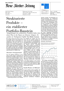 ein etablierter - Swiss Finance Institute
