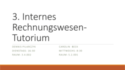Internes Rechnungswesen II