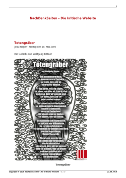 NachDenkSeiten – Die kritische Website