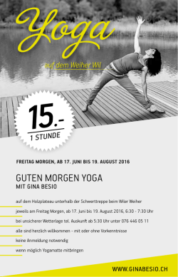 GUten MorGen YoGA