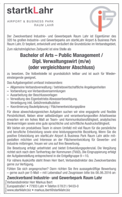 Diplom-VerwaltungswirtIn (FH), Bachelor Public