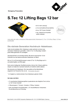 S.Tec 12 Lifting Bags 12 bar