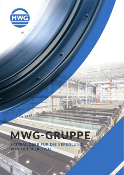 Unternehmensbrosch&uuml;re MWG