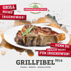 Grillfibel 2016 - Dürrröhrsdorfer Fleisch