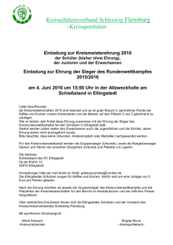 Kreisschützenverband Schleswig Flensburg -Kreissportleiter-