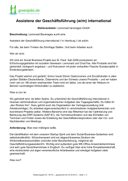 Dieses Stellenangebot als PDF speichern