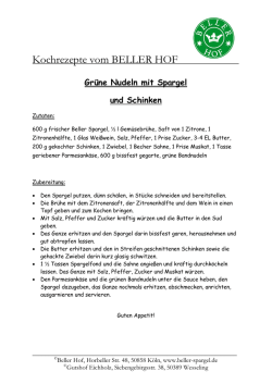 Gr&uuml;ne-Nudeln-mit-Spargel-und-Schinken - Beller-Hof