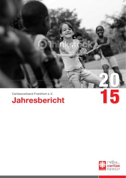 Jahresbericht - Caritasverband Frankfurt eV