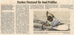 Star·ker,Einstand für Axel Präßler - TSV 1880 Gera