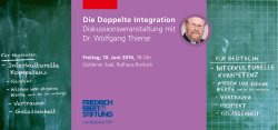 Die Doppelte Integration - Friedrich-Ebert