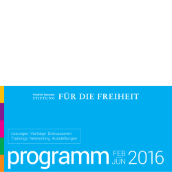 Programm...  - Friedrich-Naumann
